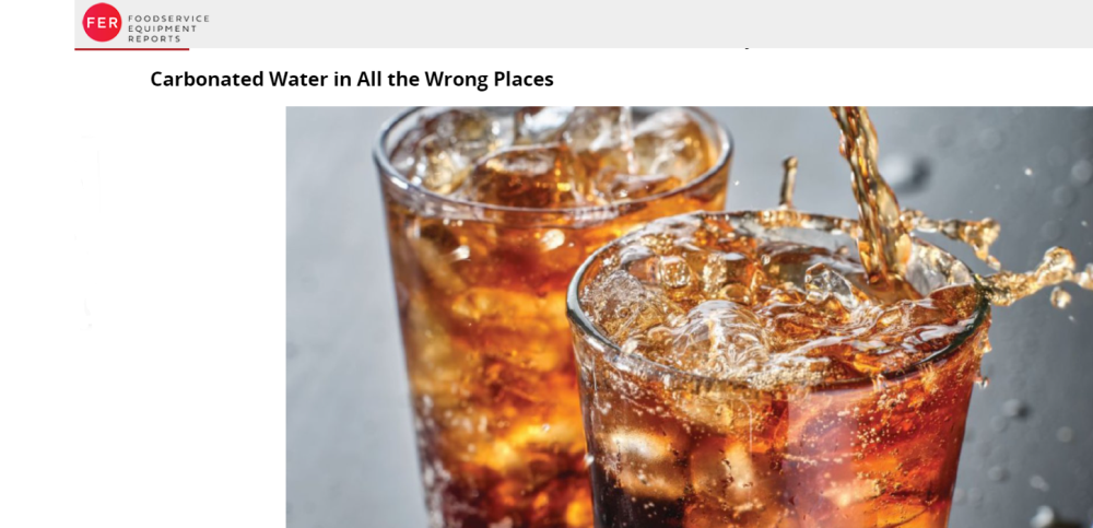 Carbonated Water in All the Wrong Places